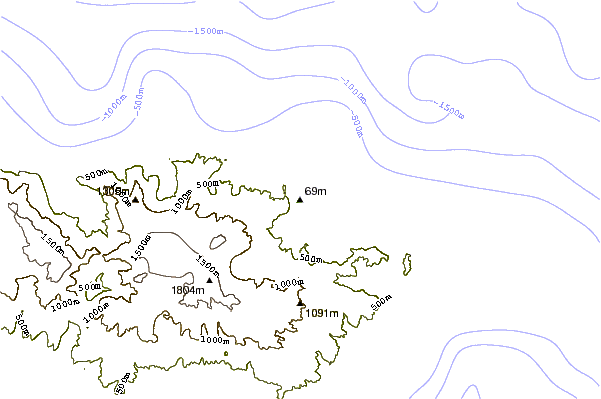 Shoreline around Faial