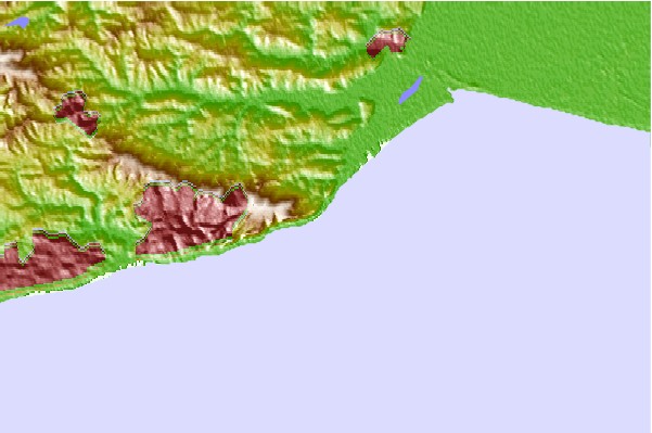 Surf spots located close to Fairlight