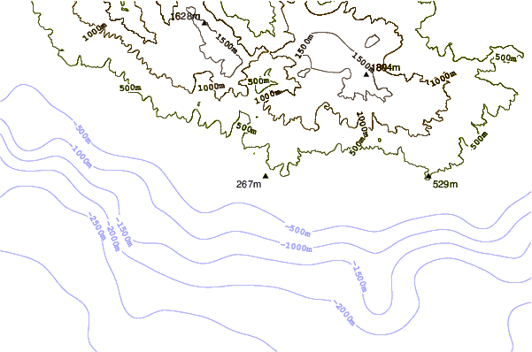 Shoreline around Faja Dos Padres
