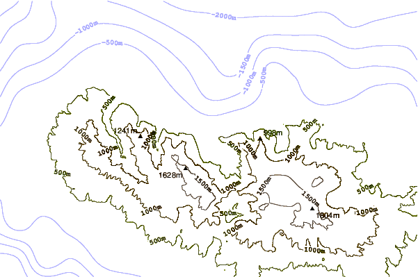 Shoreline around Faja da Areia