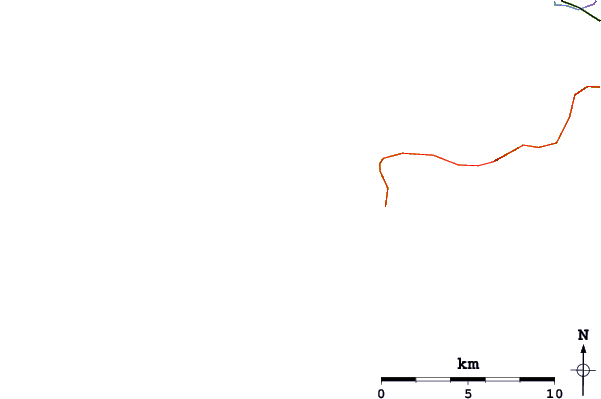 Roads and rivers around Fall Bay