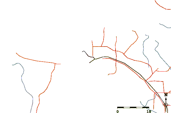 Roads and rivers around Fannie Bay