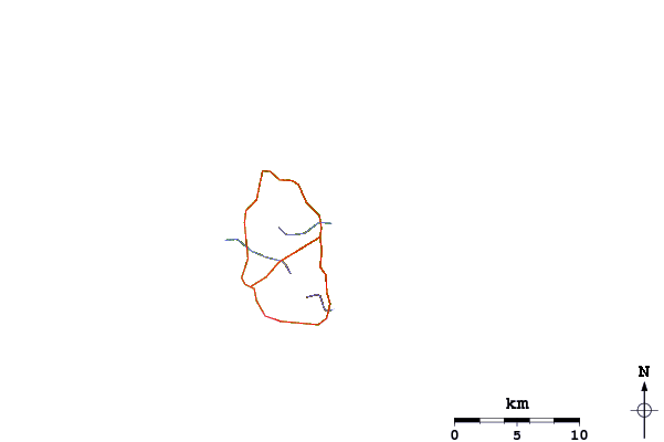 Roads and rivers around Farm bay