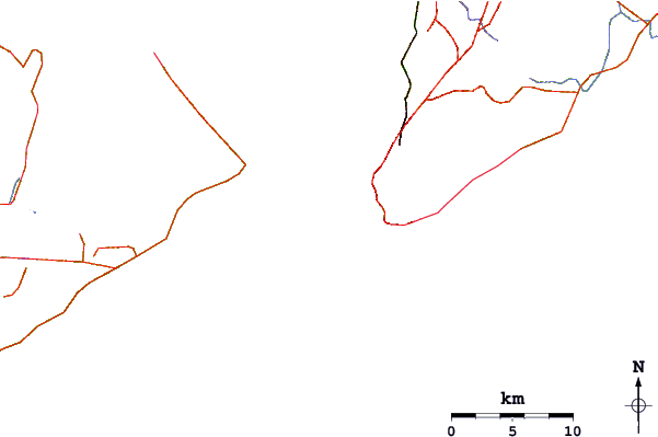 Roads and rivers around Farol da Barra