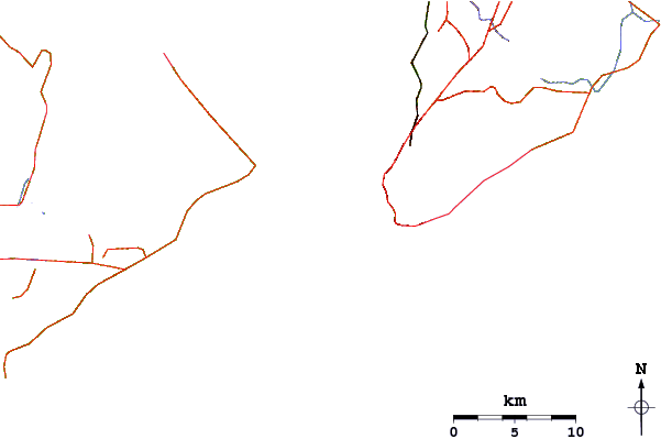 Roads and rivers around Farol da Barra