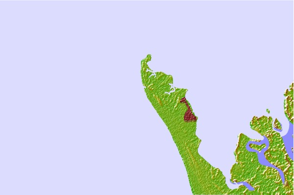 Surf breaks located close to Ferme aux Cochons