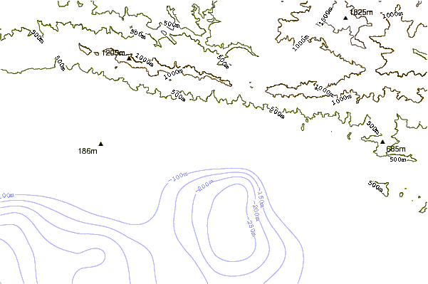 Shoreline around Fernald Point
