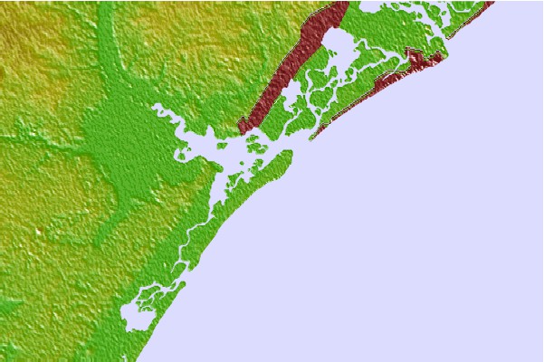 Surf spots located close to 5th Street