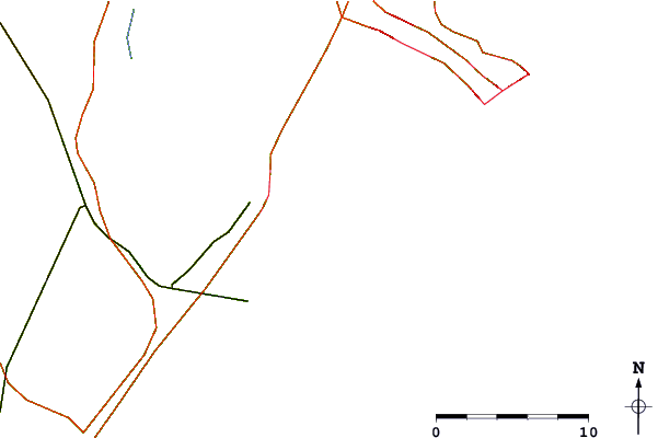 Roads and rivers around 5th Street
