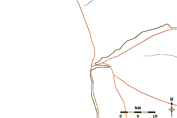 Roads and rivers around Fiji
