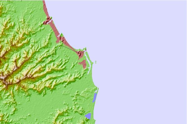 Surf spots located close to Fingal Point and Beach