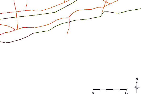 Roads and rivers around Fire Island