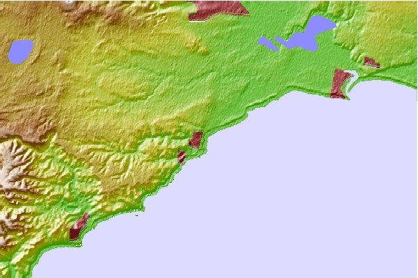 Surf spots located close to Fishermans Beach