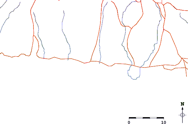 Roads and rivers around Fishermans Point