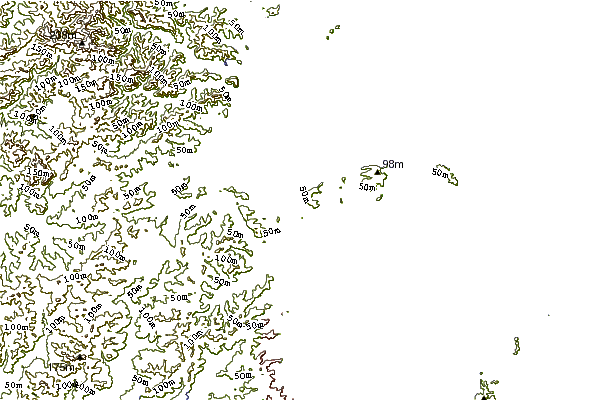 Shoreline around Fishermans Reef
