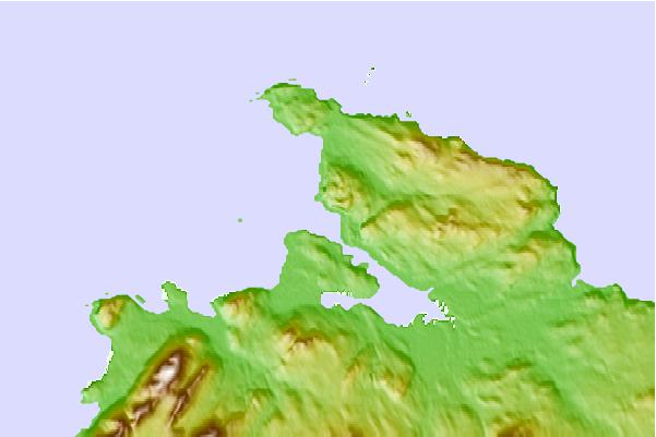 Surf spots located close to Five Finger Strand