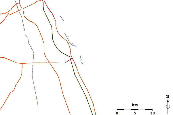 Roads and rivers around Flagler Avenue