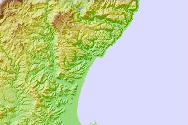 Surf spots located close to Tangoio Flat Rock