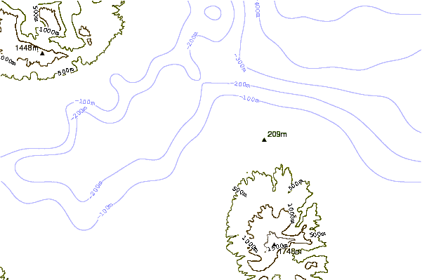 Shoreline around Flemming Beach Park