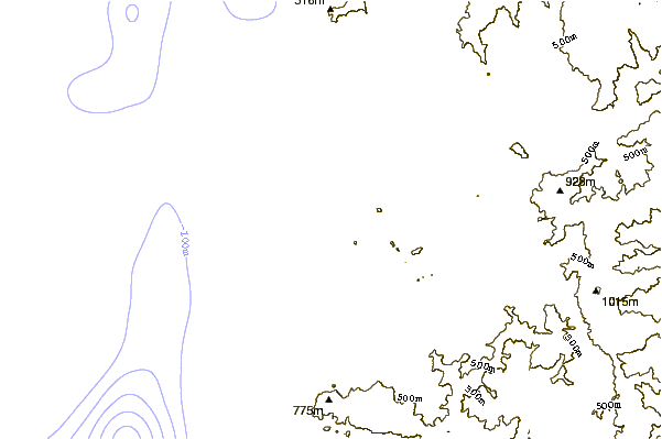 Shoreline around Flies