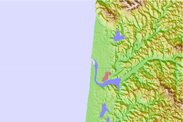 Surf breaks located close to Florence-South Jetty