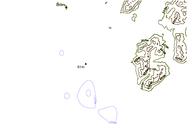 Shoreline around Florencia Bay