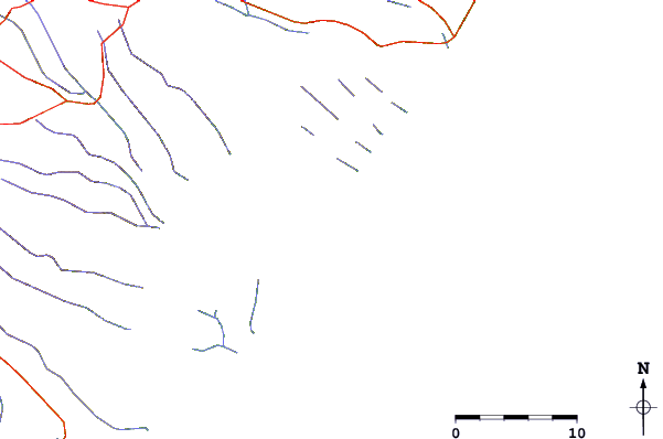 Roads and rivers around Forjos