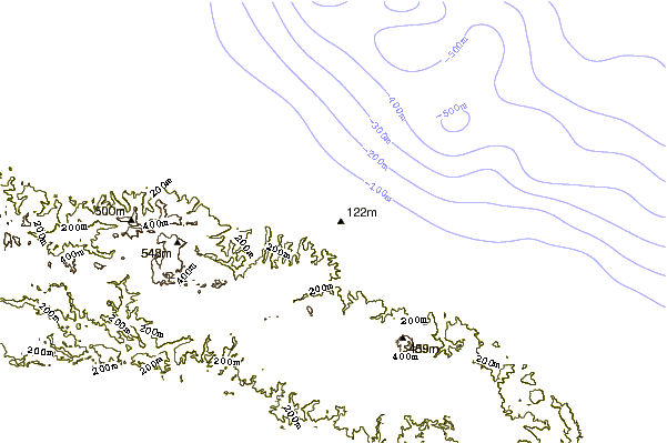 Shoreline around Forok Point