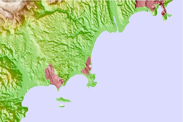 Surf spots located close to Antibes - Fort Carre