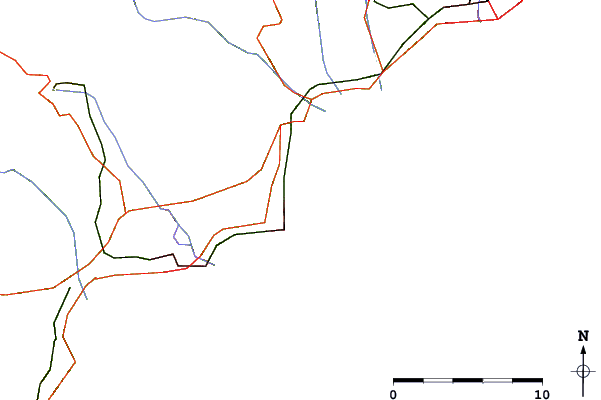 Roads and rivers around Antibes - Fort Carre