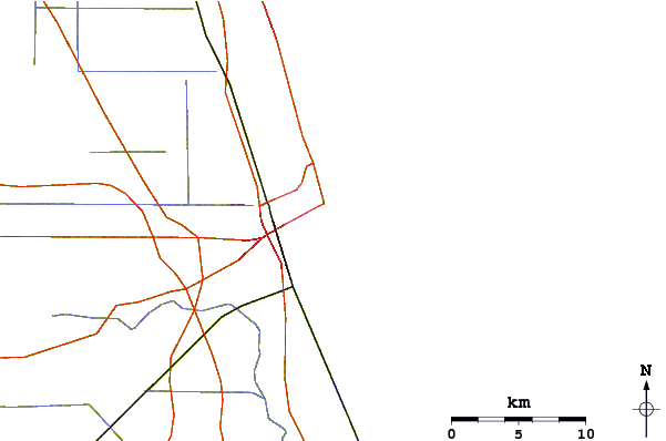 Roads and rivers around Fort Pierce North Jetty