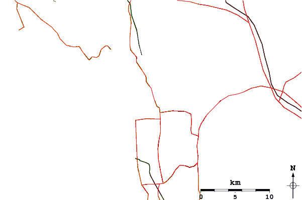 Roads and rivers around Fort Point