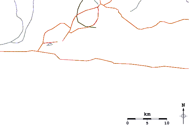 Roads and rivers around Fort Walton Beach