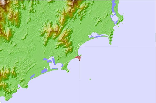 Surf breaks located close to Fort Dauphin