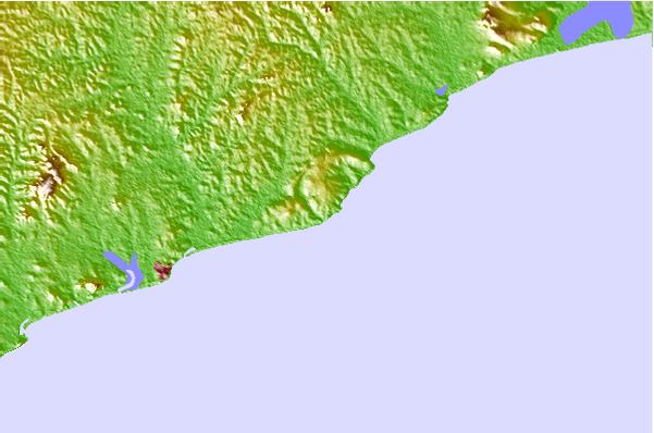Surf breaks located close to Fort Good Hope