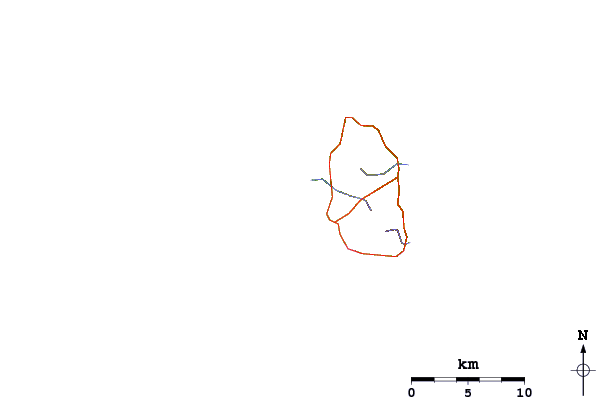 Roads and rivers around Fort Point
