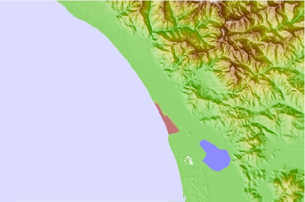Surf spots located close to Forte dei Marmi (Pontille)