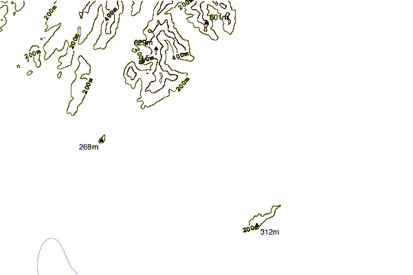 Shoreline around Fossil Beach Kodiak