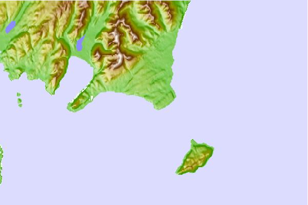 Surf spots located close to Fossil Beach Kodiak