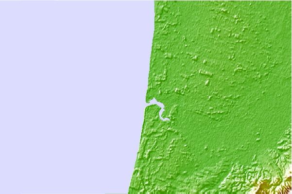 Surf spots located close to Foxton Beach