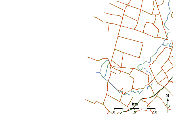 Roads and rivers around Foxton Beach