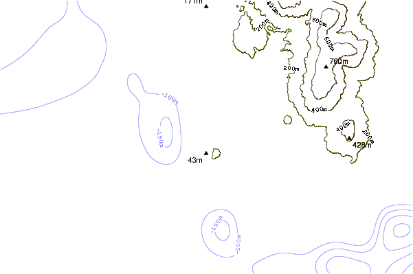 Shoreline around Frentzes