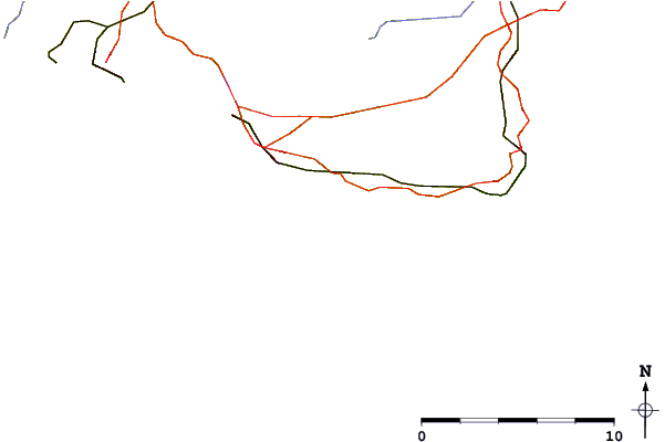 Roads and rivers around Freshwater east