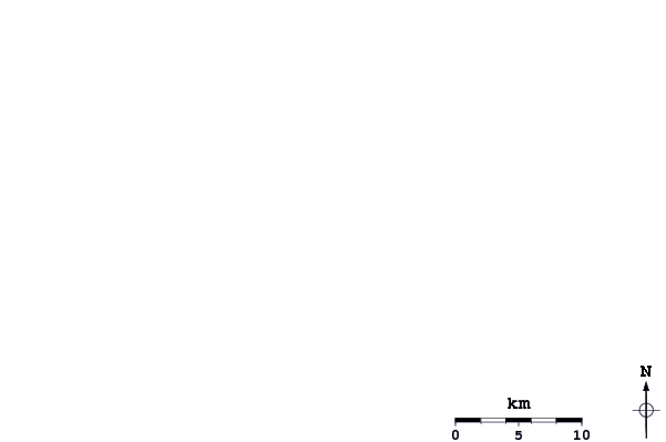 Roads and rivers around Frigates