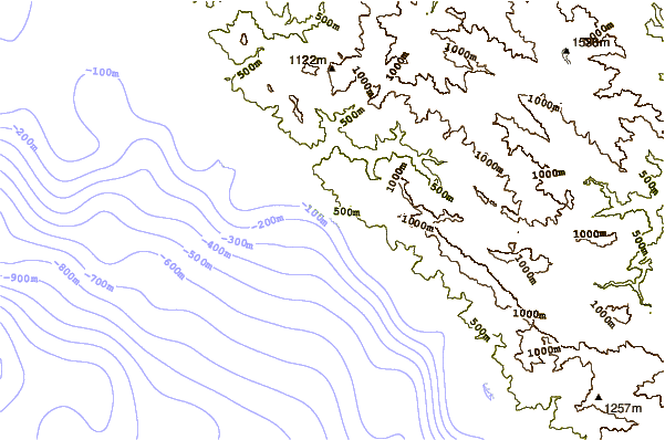 Shoreline around Fullers