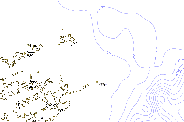 Shoreline around Fulung Beach