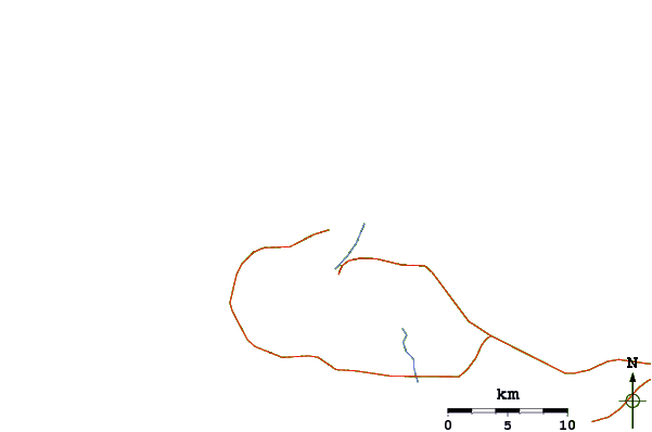 Roads and rivers around Funeral Point