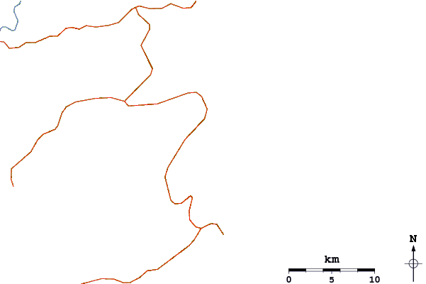 Roads and rivers around Funingwan