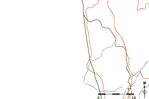 Roads and rivers around Furadouro