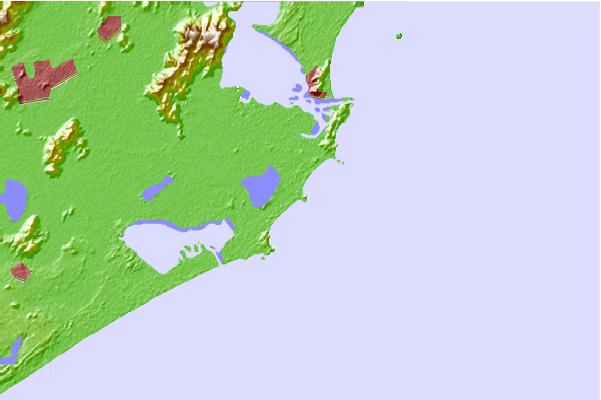 Surf spots located close to Galheta do Sul